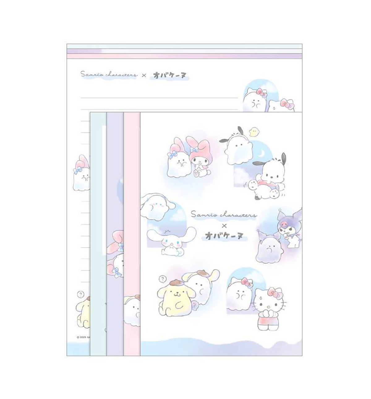 Sanrio Character x Obakenu Letter Set