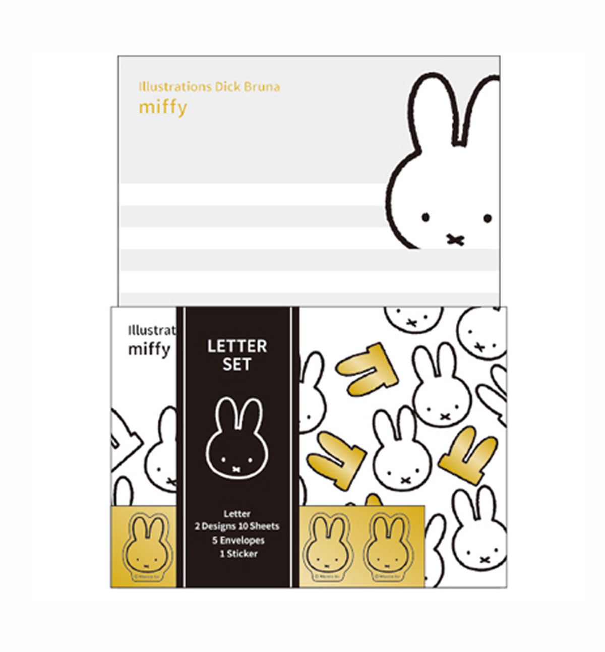 Miffy Golden Letter Set [White]