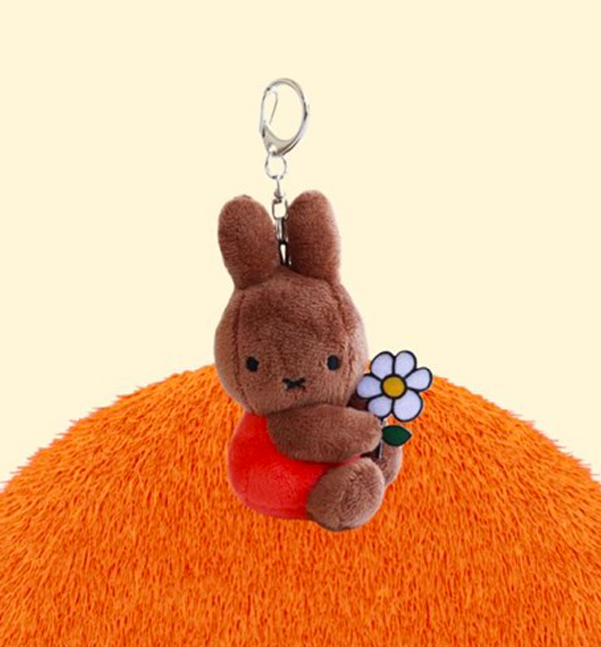 K*G様 レア ミッフィー マスコットmiffy Miffy Flower Plush Small Keyring [Brown]