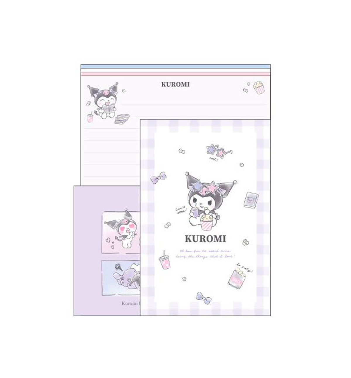 Sanrio Kuromi Letter Set [Side by Side]