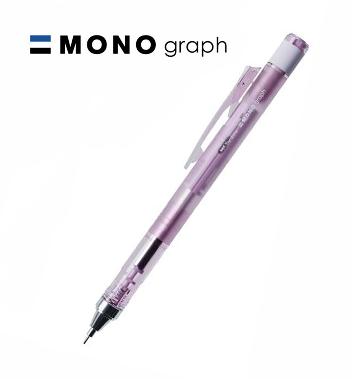 Tombow Mono Graph Pastel Glass Mechanical Pencil [Glass Purple]