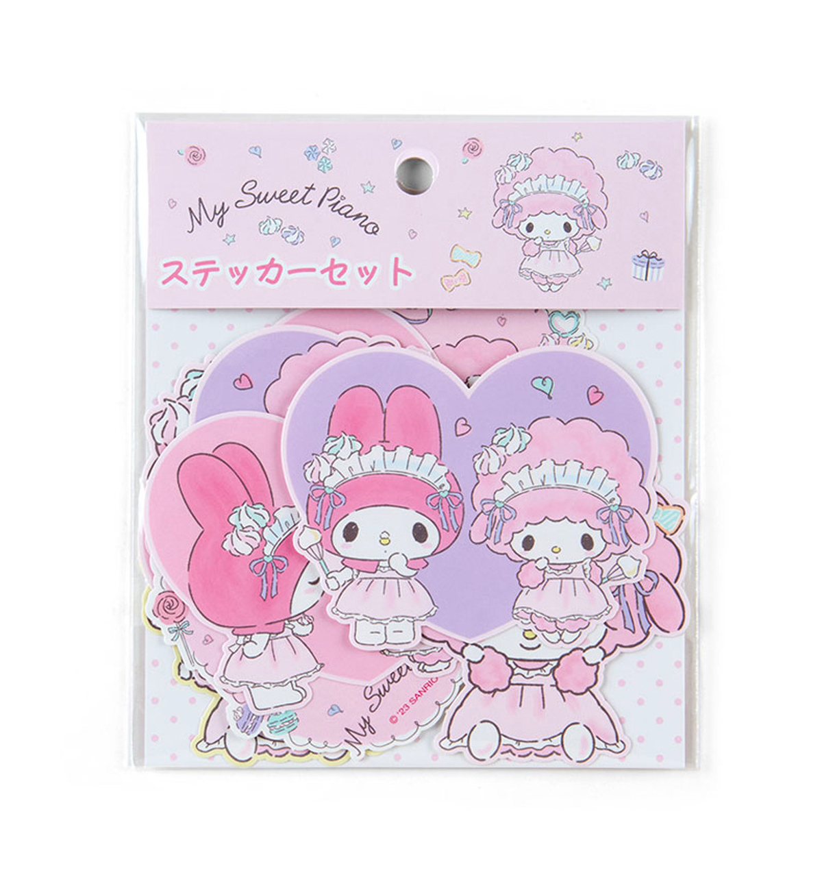 Sanrio Characters Ring Note Sticker Pack Kuromi