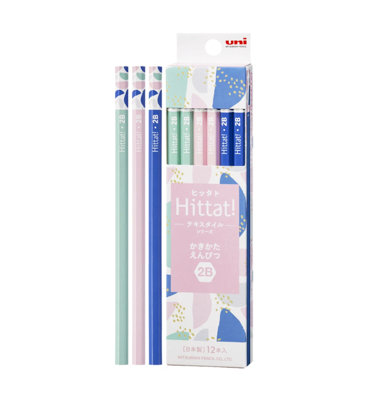Mitsubishi Pencil Uni Hittat 2B [Textile Pink]