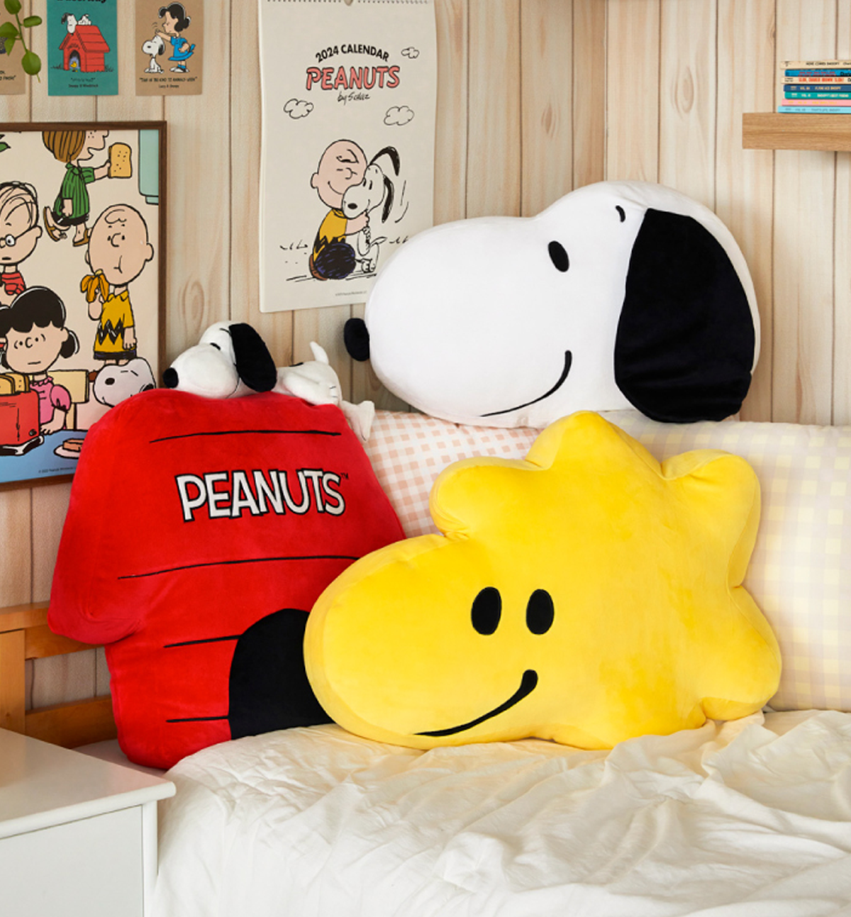 Peanuts Face Cushion [Woodstock]
