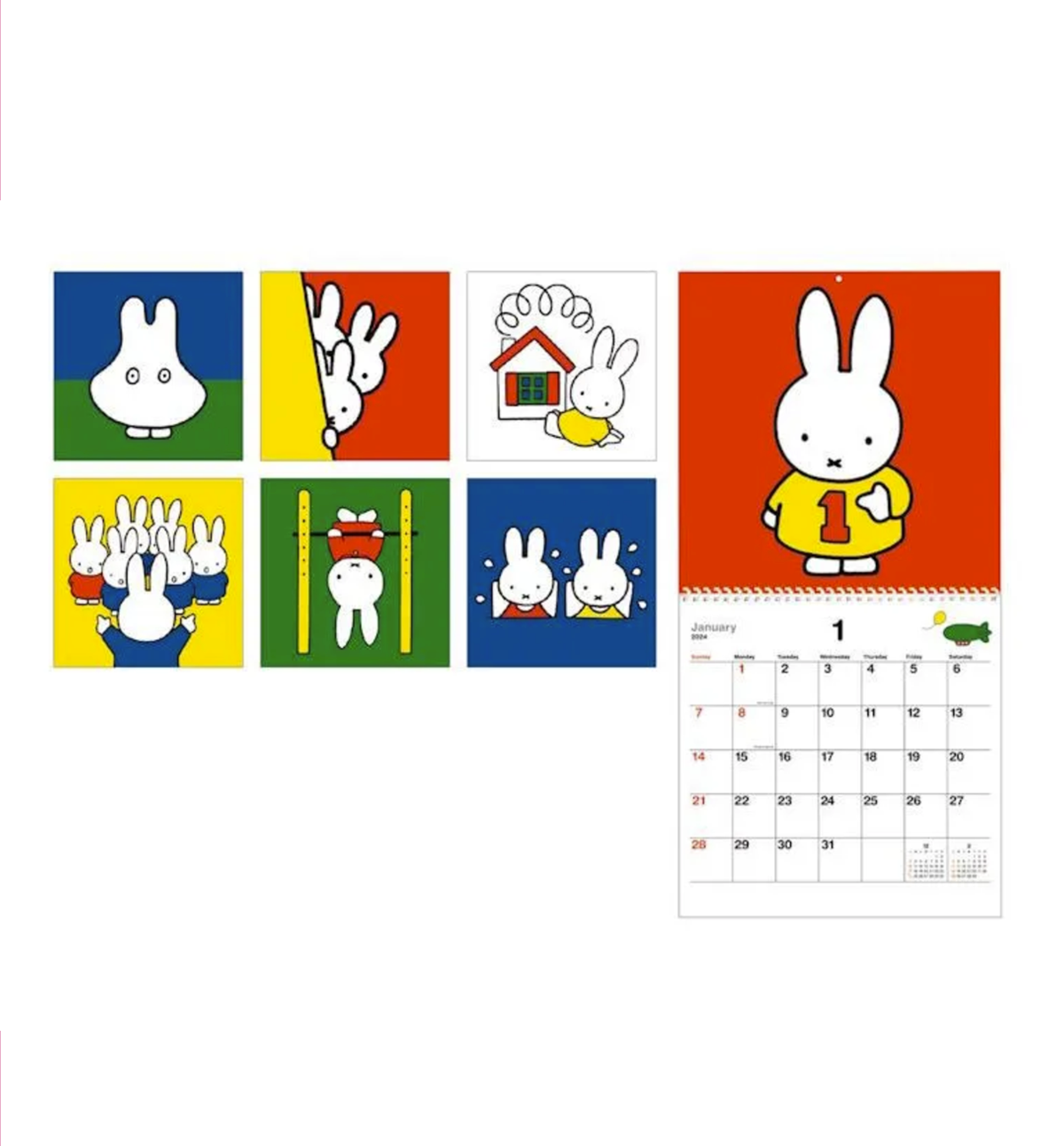 2024 Miffy Wall Calendar [Square]