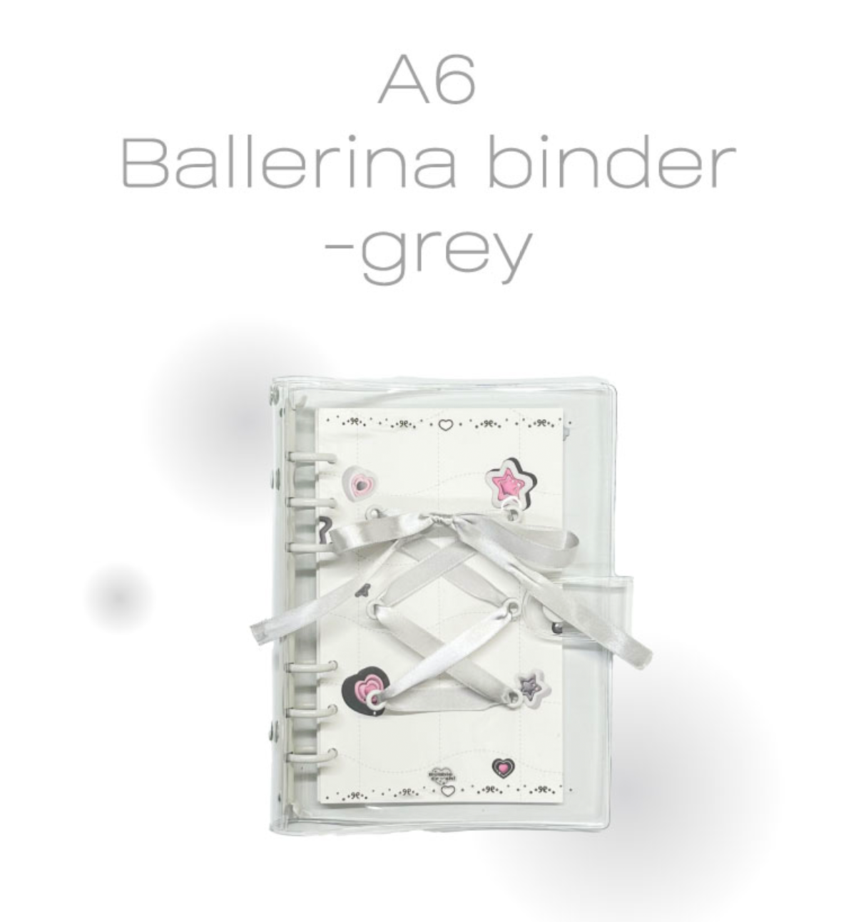 A6 Ballerina Binder [Gray]