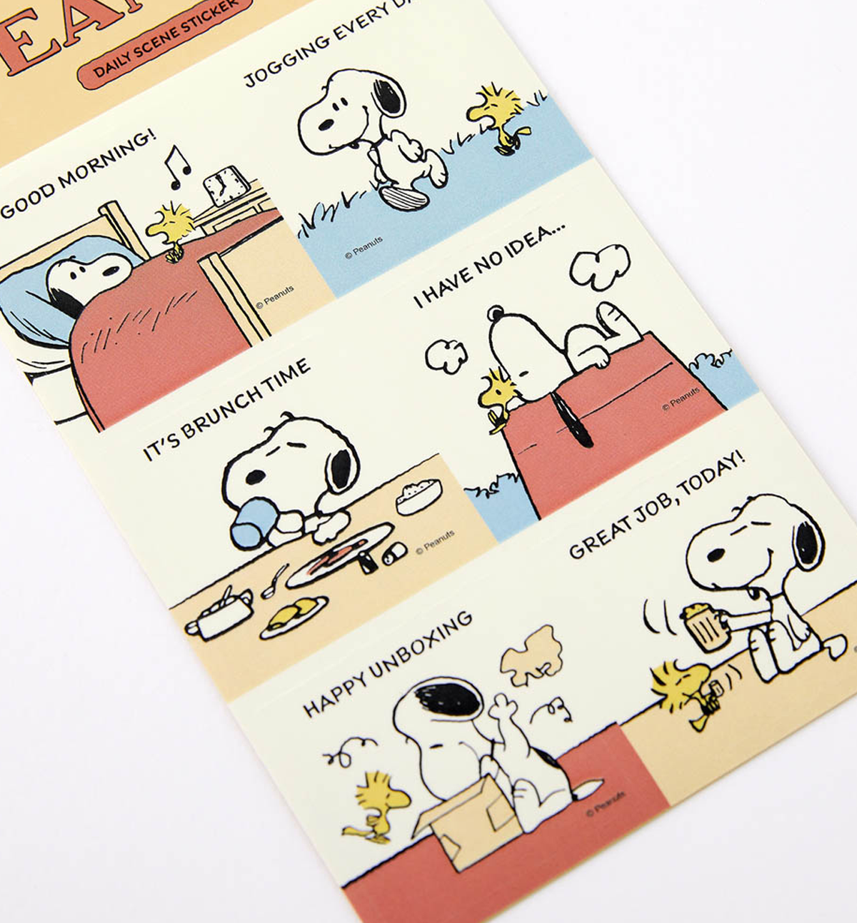 Snoopy Vintage Scene Sticker [2 Designs]