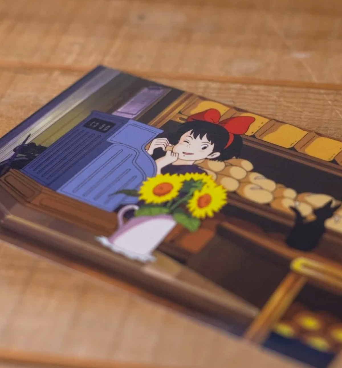Kiki's Delivery Service Postcard [Kiki Sunflower]