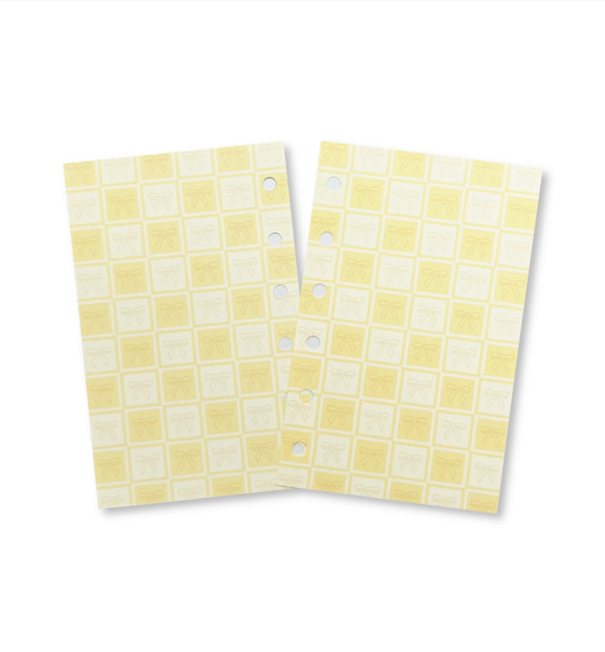 A7 Ribbon Pattern Paper Refill [Yellow]
