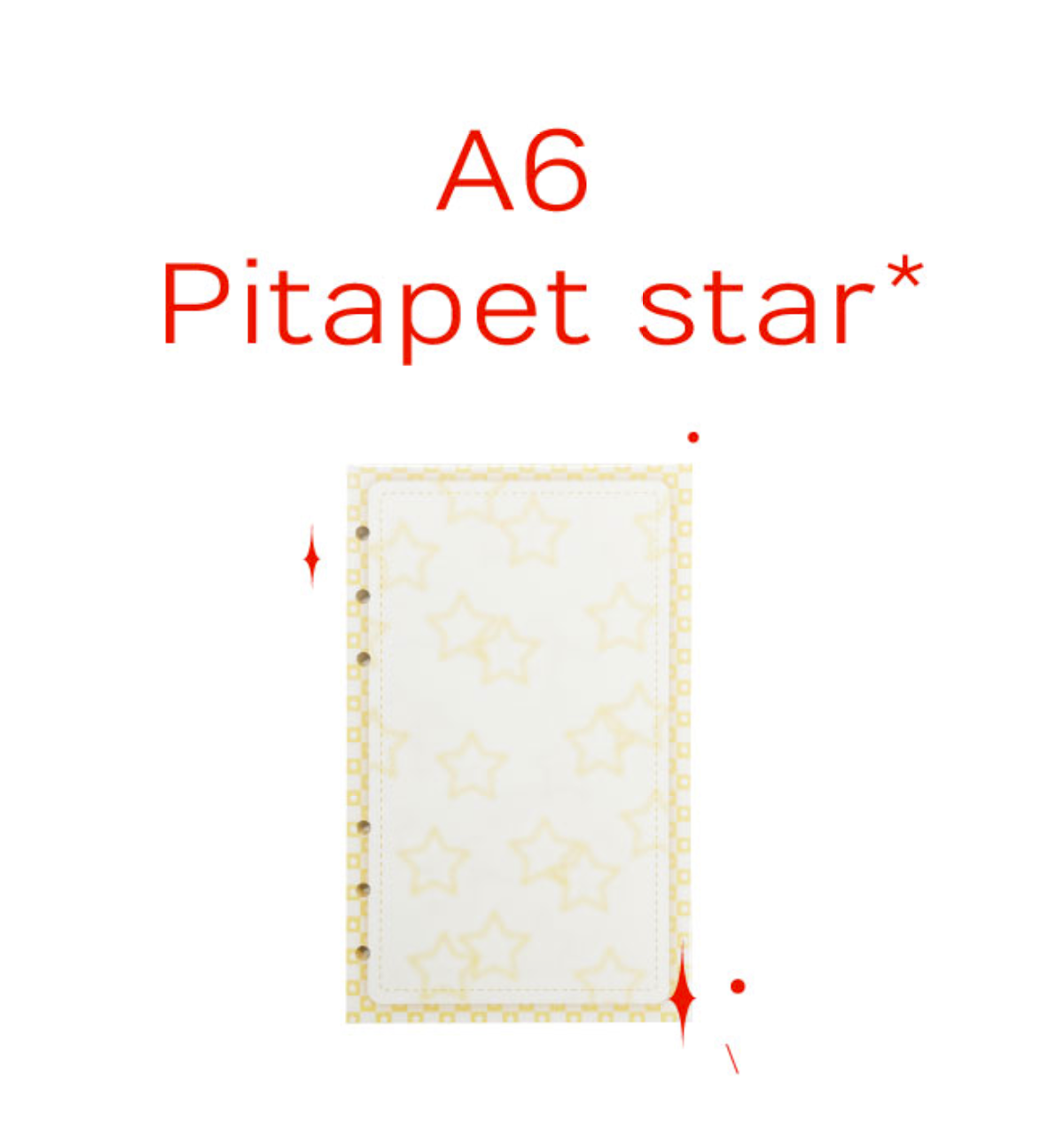 A6 Pit-A-Pat Paper Refill [Star]
