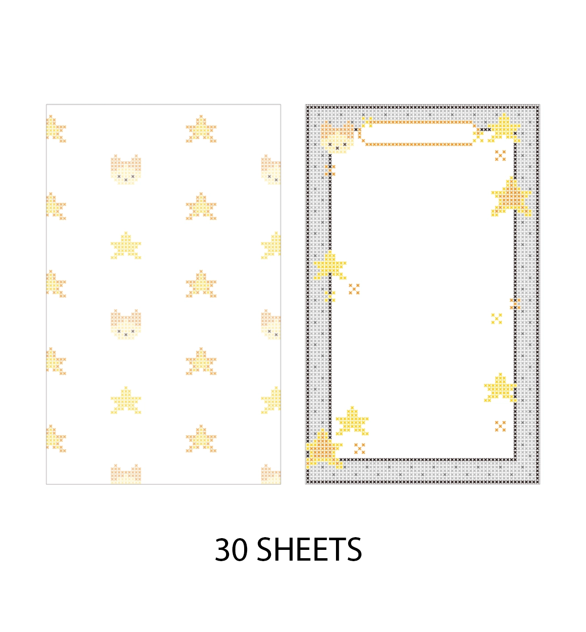 A6 Cross Stitch Paper Refill [Cat]