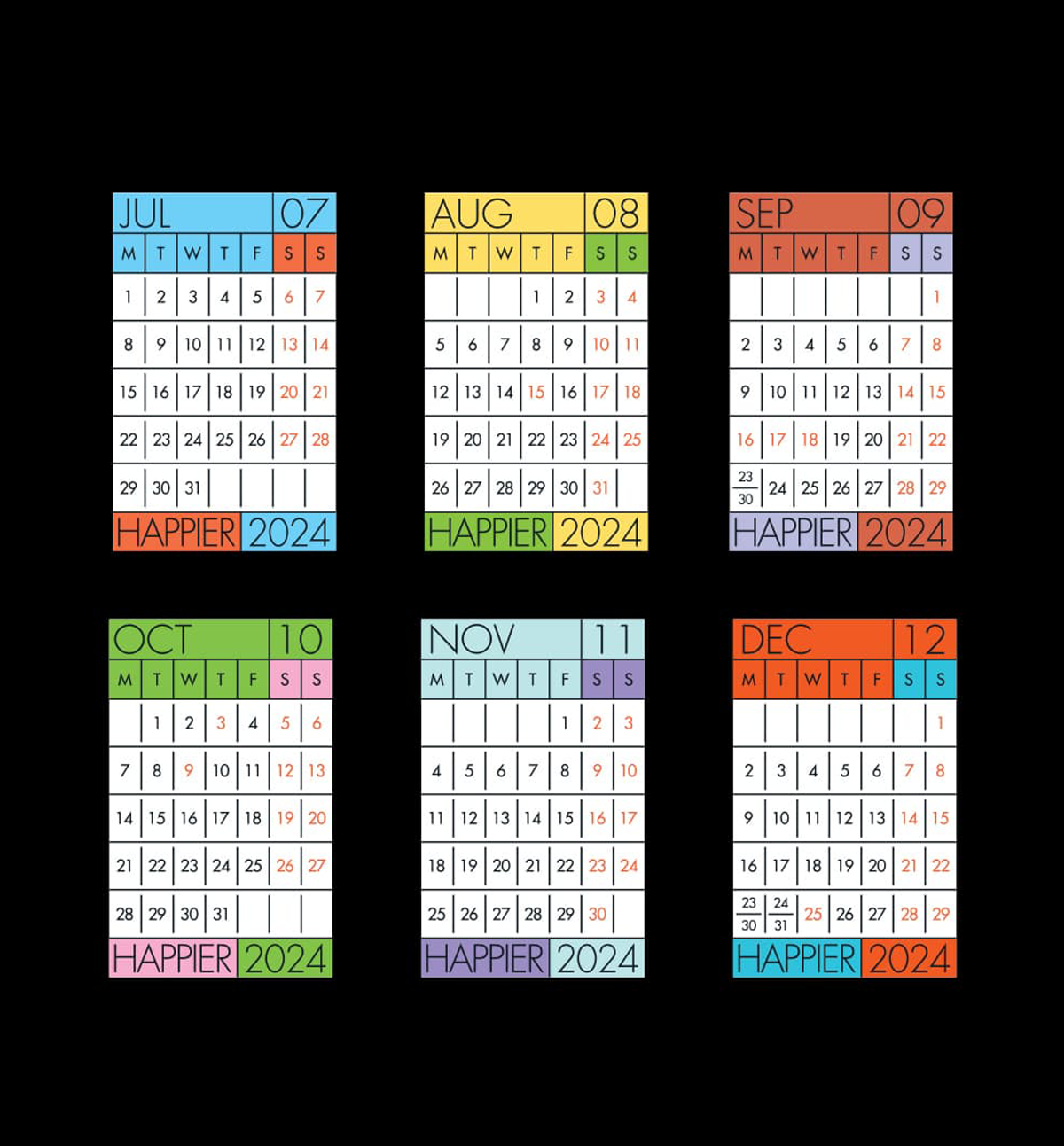 2024 O.LD! Sticker Calendar