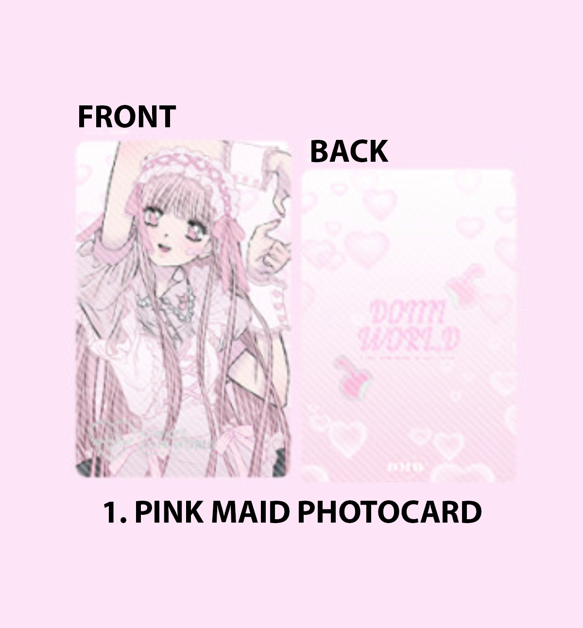 Domi World Maid Photocard [Silver Stamping]