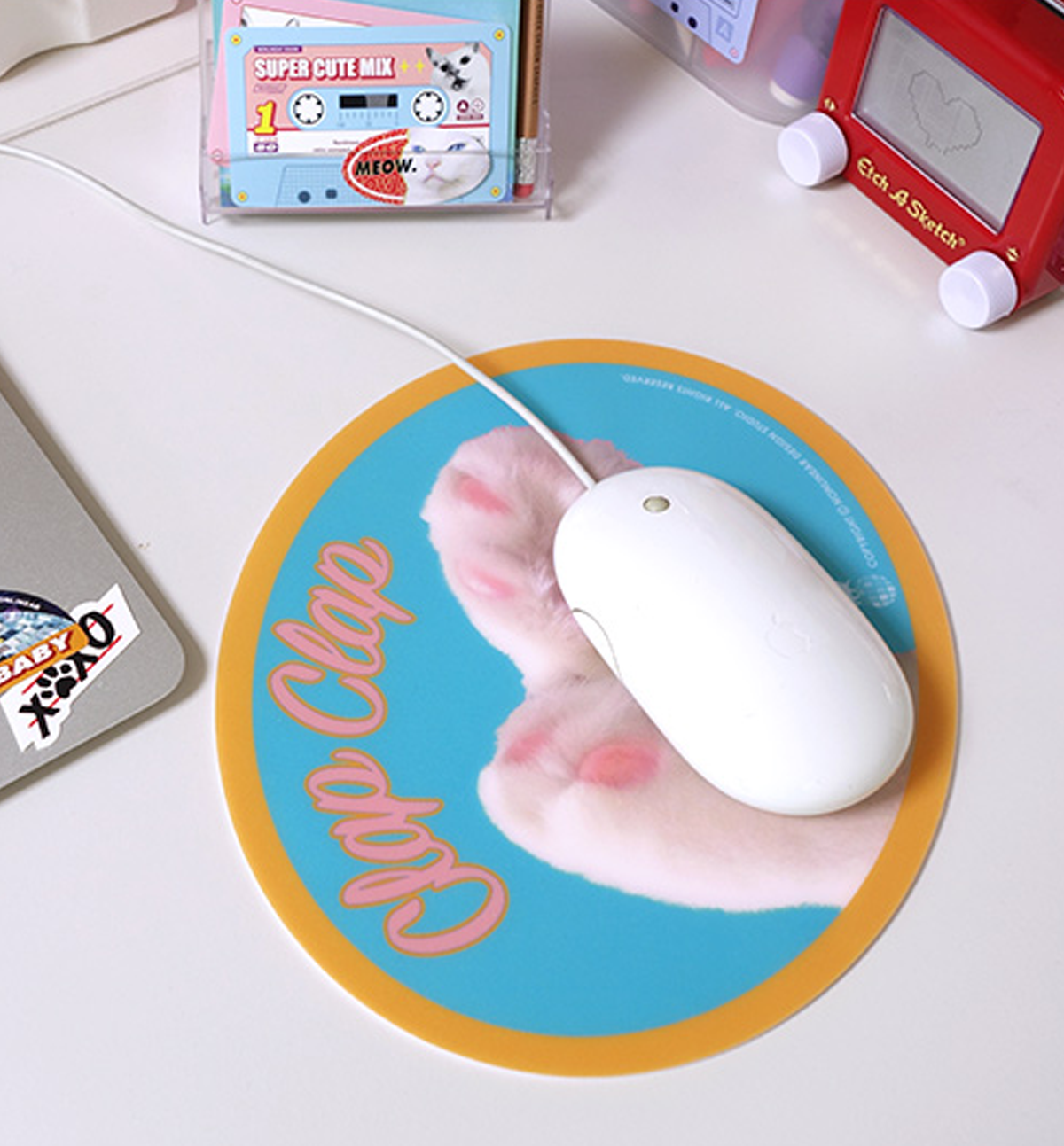 Boss Cat Mouse Mousepad [Mint]