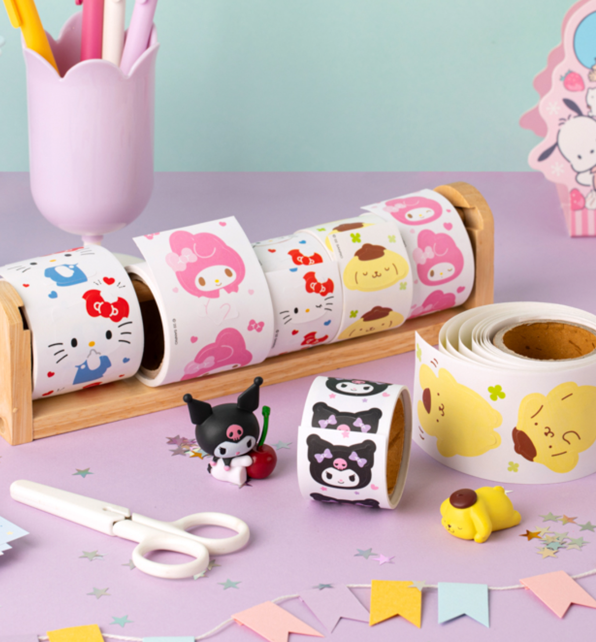 Sanrio Decorative Masking Tape Stickers for Journal Craft - Good