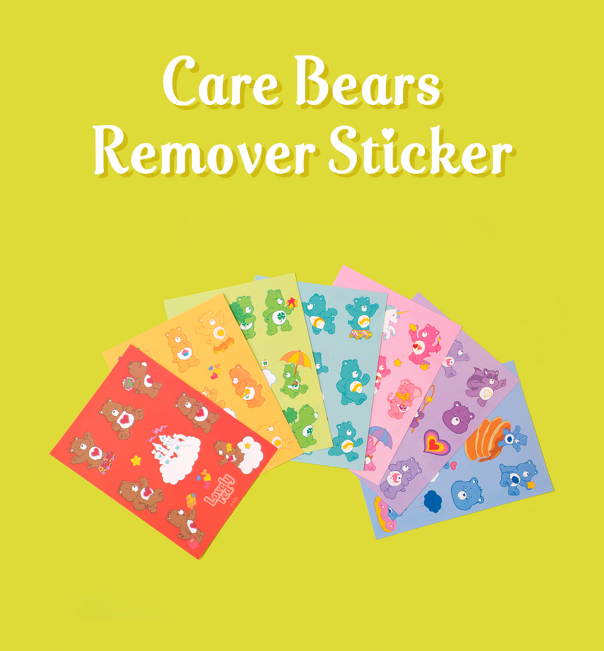 Care Bear Removal Sticker