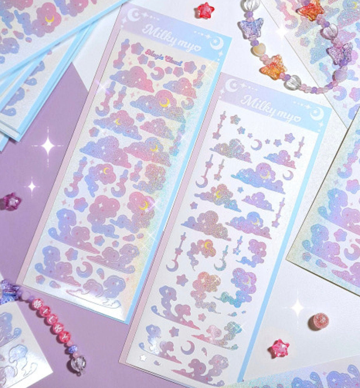 Magic Cloud Seal Sticker [Purple]
