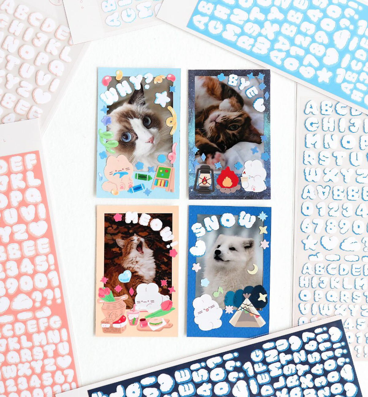 ABC Cloud Seal Sticker [1-3]