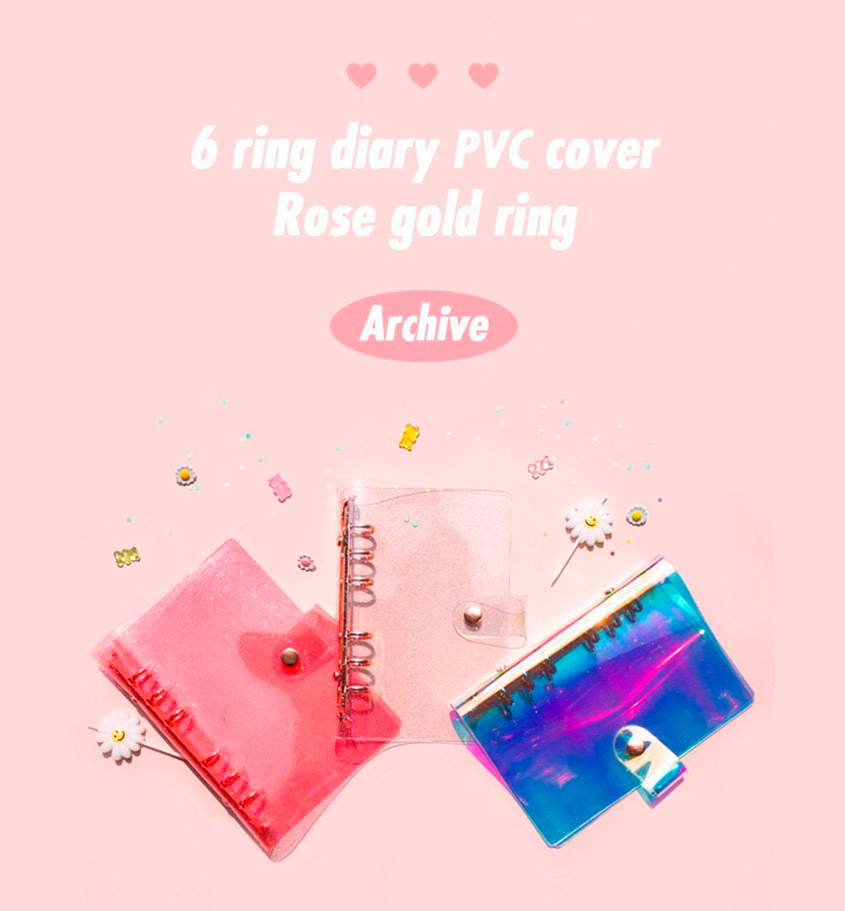 Archive Glitter Cover [Rose Gold Ring]