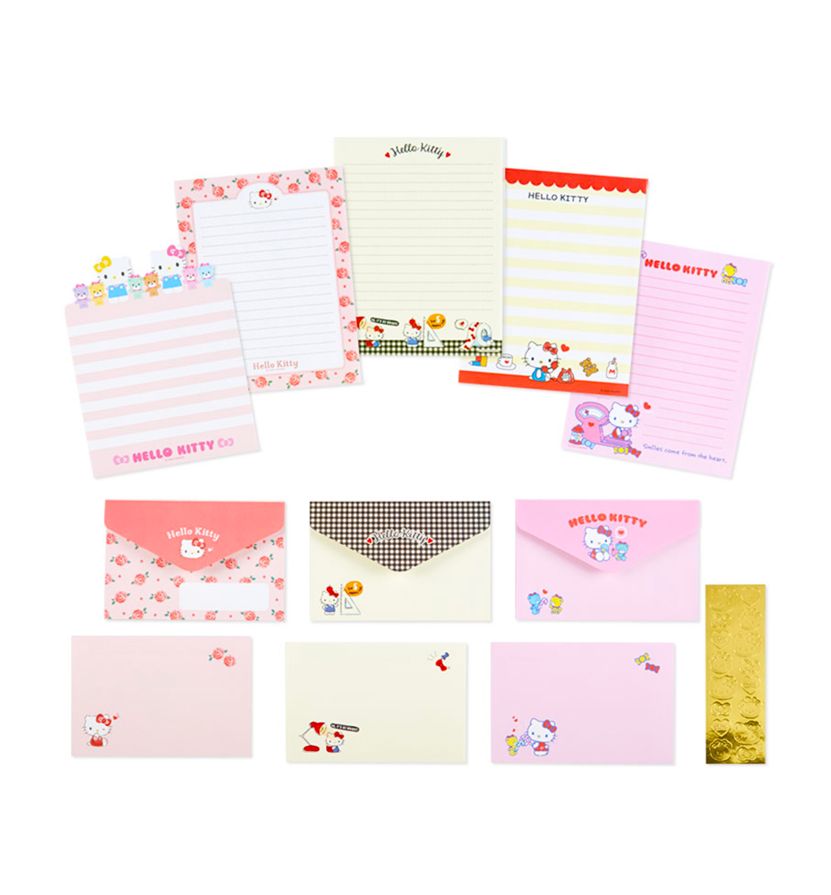 Sanrio Hello Kitty Letter Set [Side by Side]