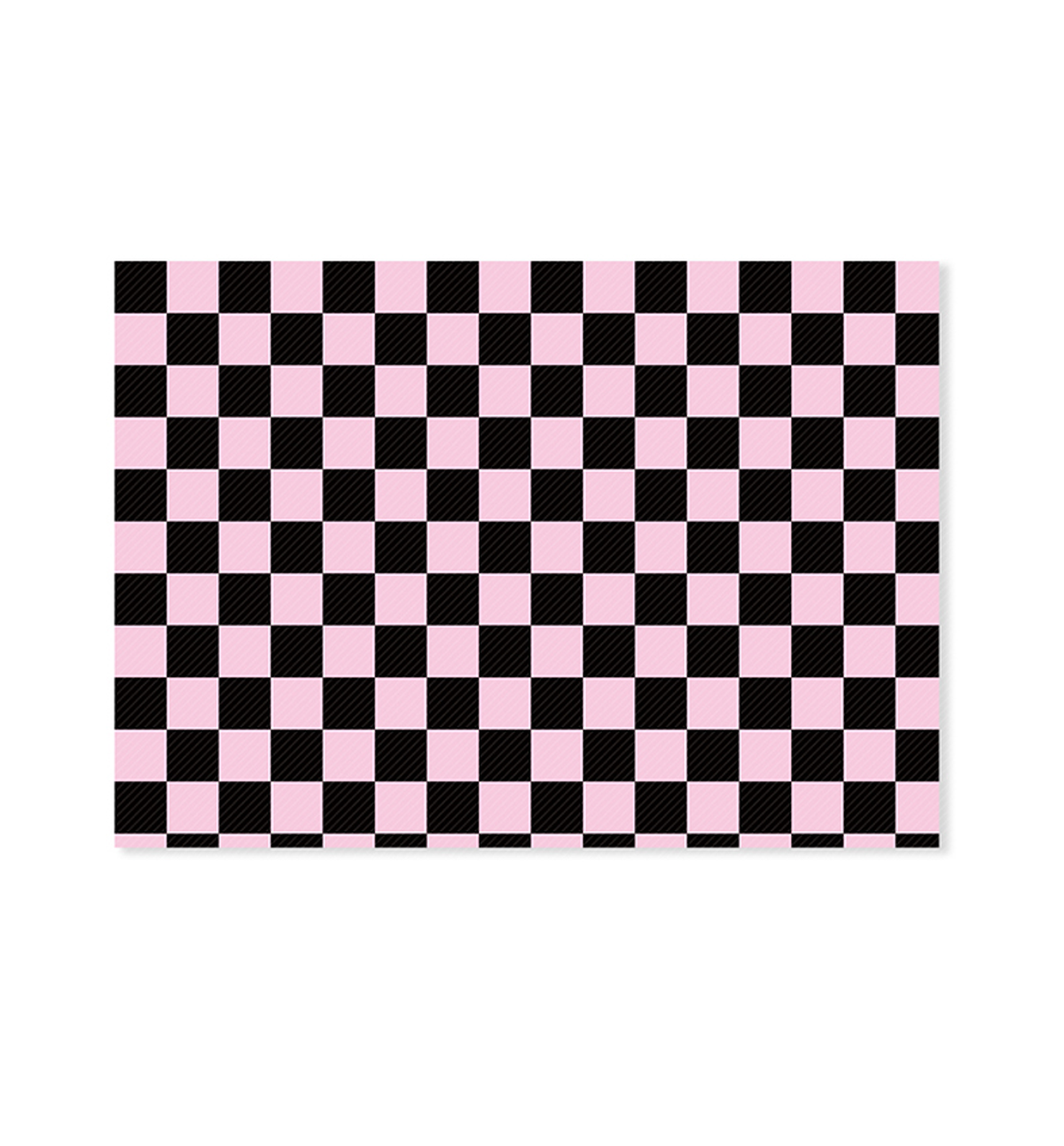 A4 Checkerboard Pink Paper