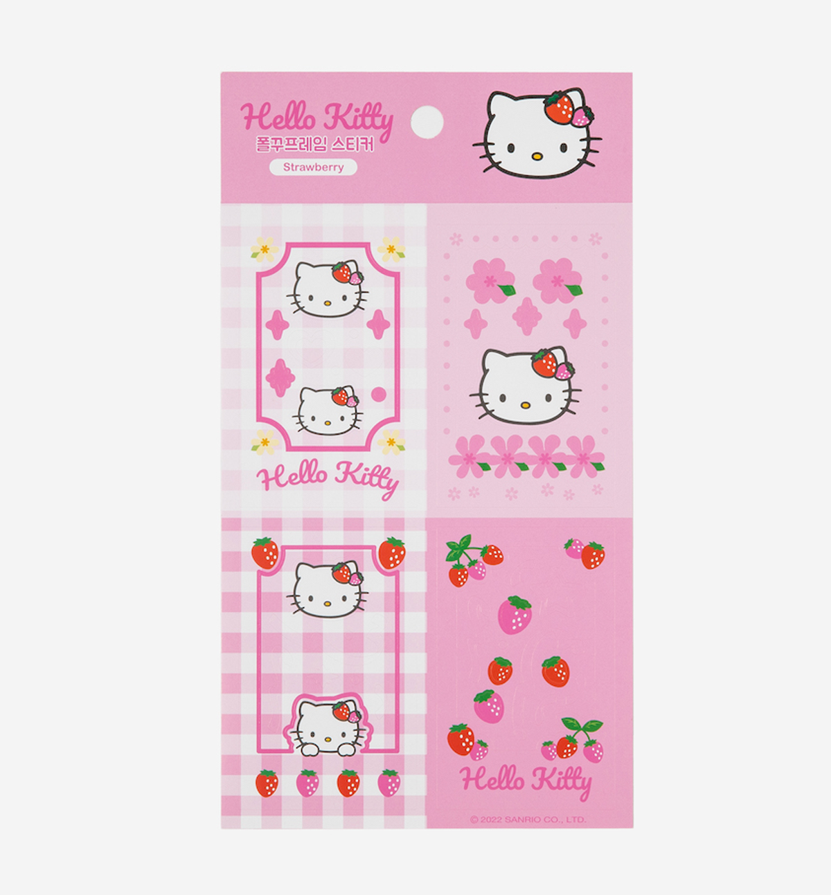 Hello Kitty Photocard Frame & Sticker Ver.2 [Strawberry]