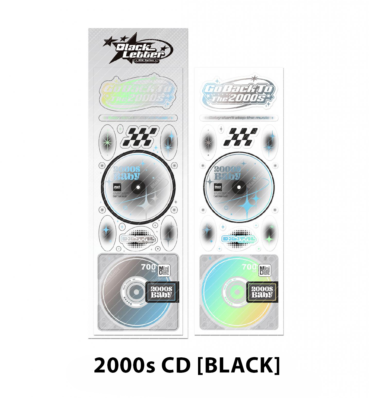 Y2K Music Seal Sticker