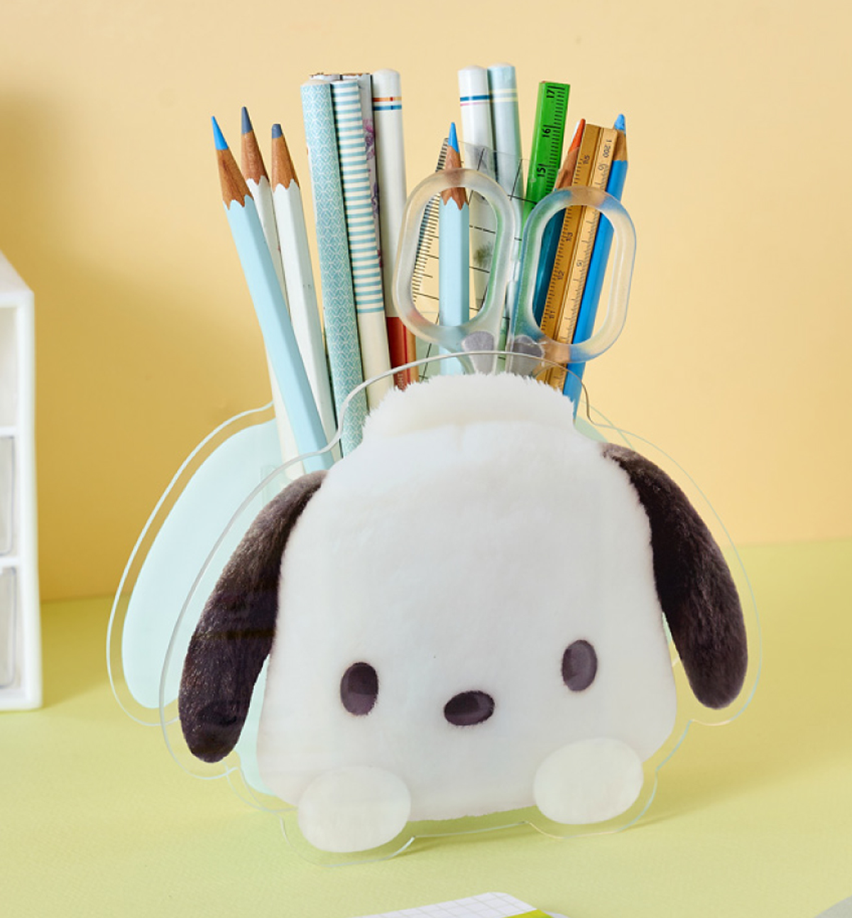 Sanrio Pompom Acrylic Pen Holder
