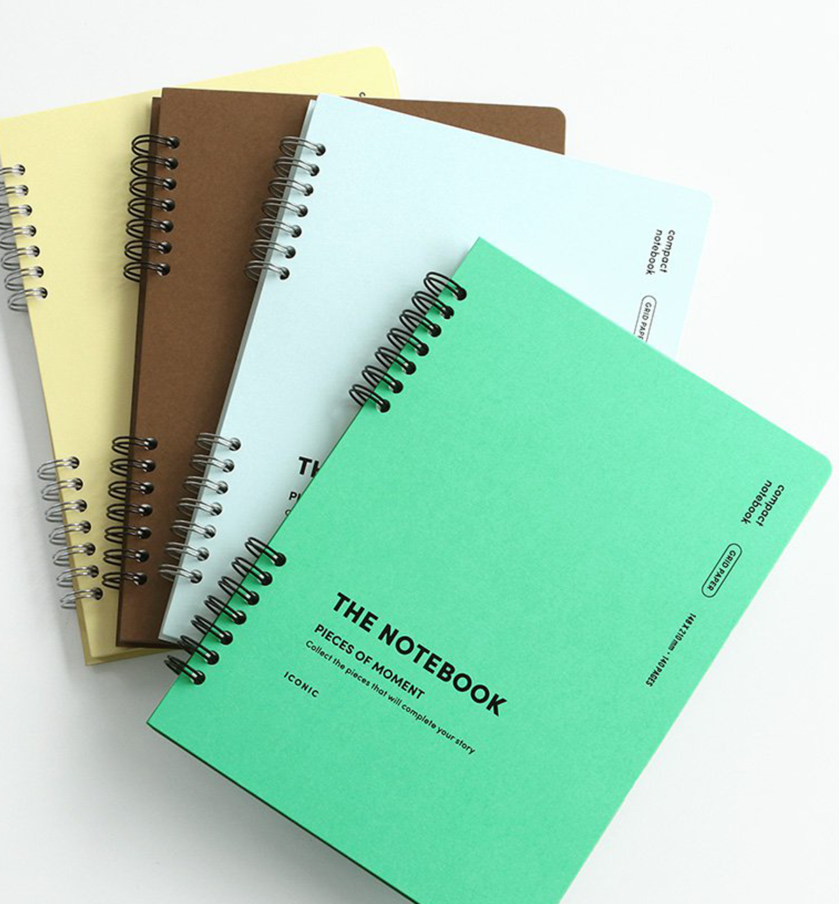 A5 Compact Grid Notebook [4 Colors]