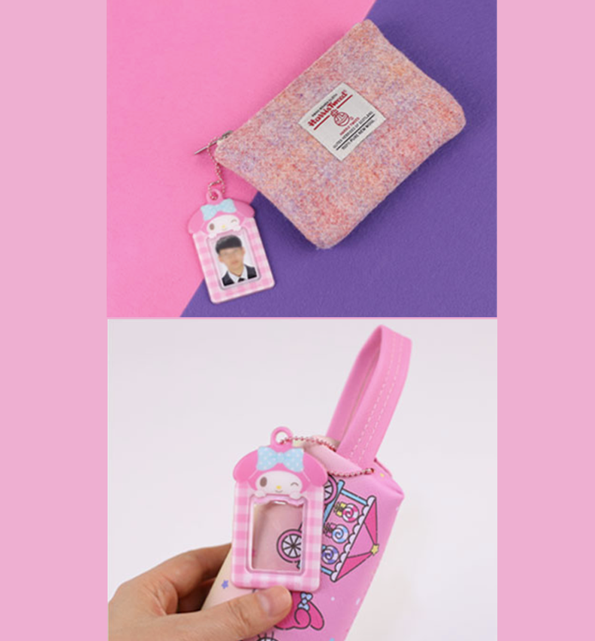 Sanrio Mini Photo Holder Keyring [Set Of 2]