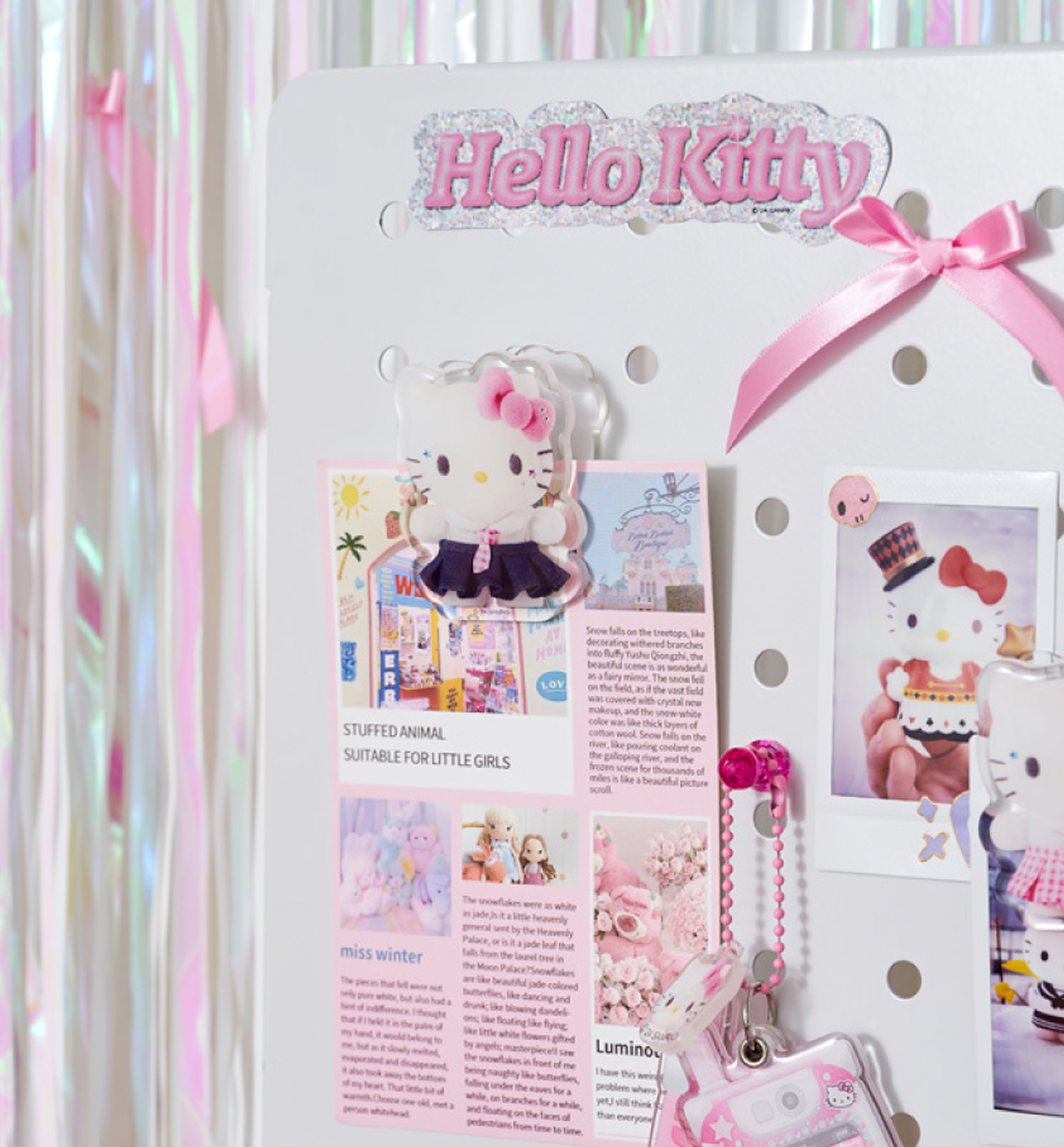 High Teen Hello Kitty Acrylic Magnet Clip
