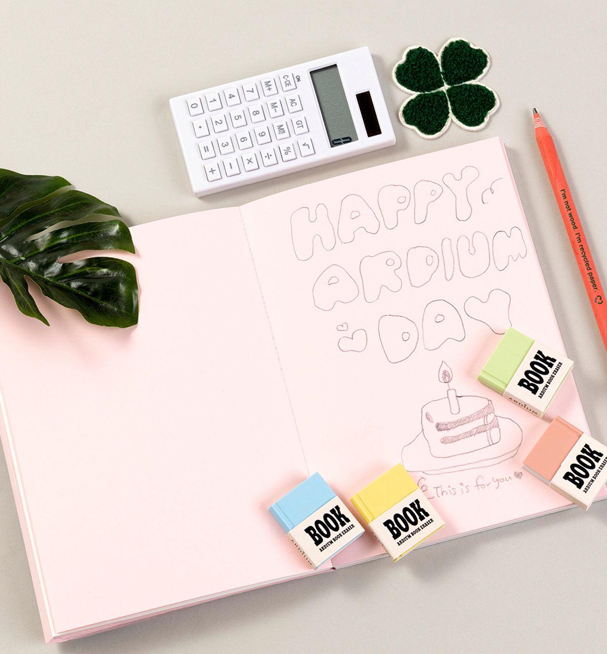 Notebook Eraser [4 Colors]
