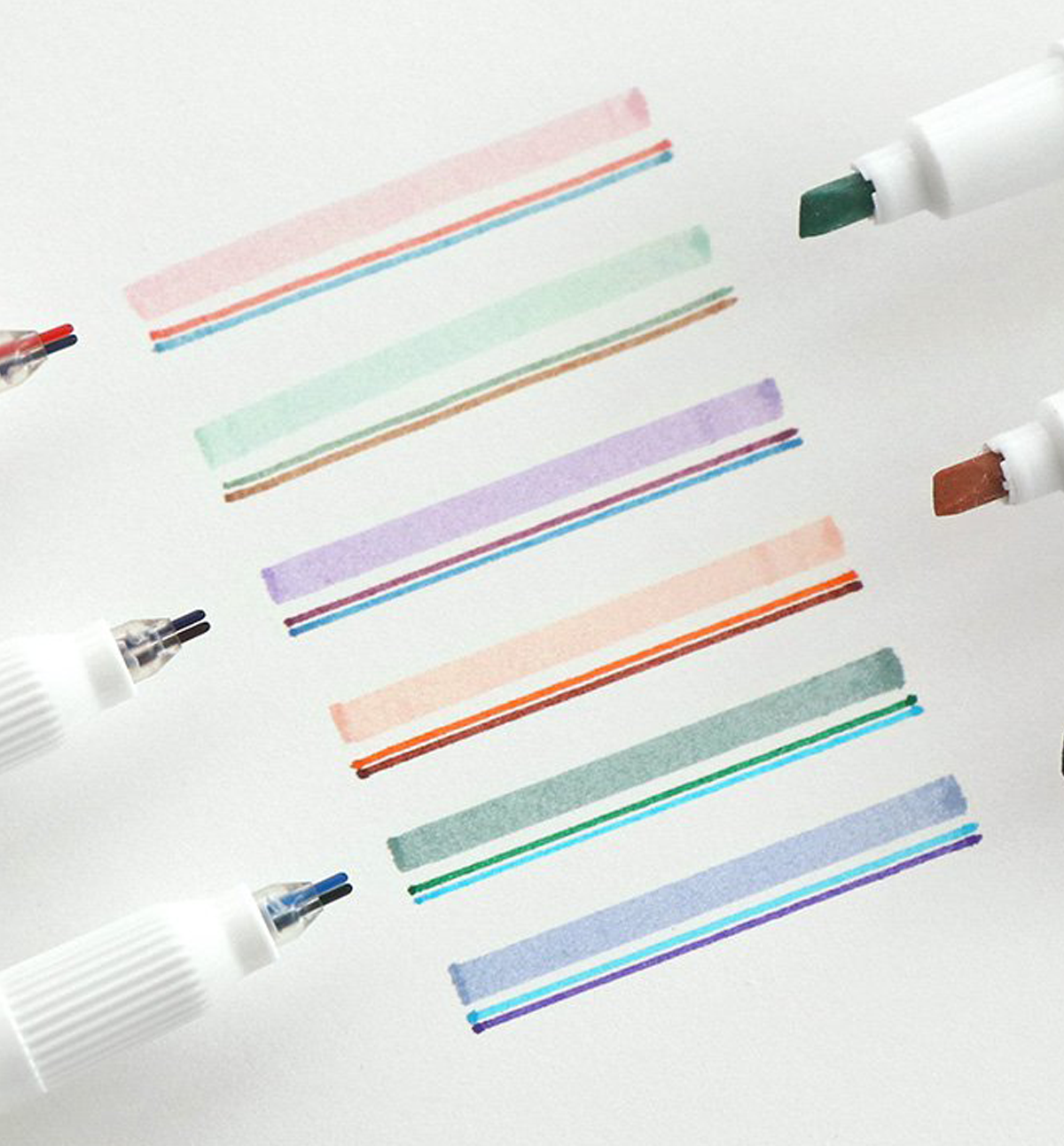 Color Splitz 3 Double Line Color Pen Set Ver. 2