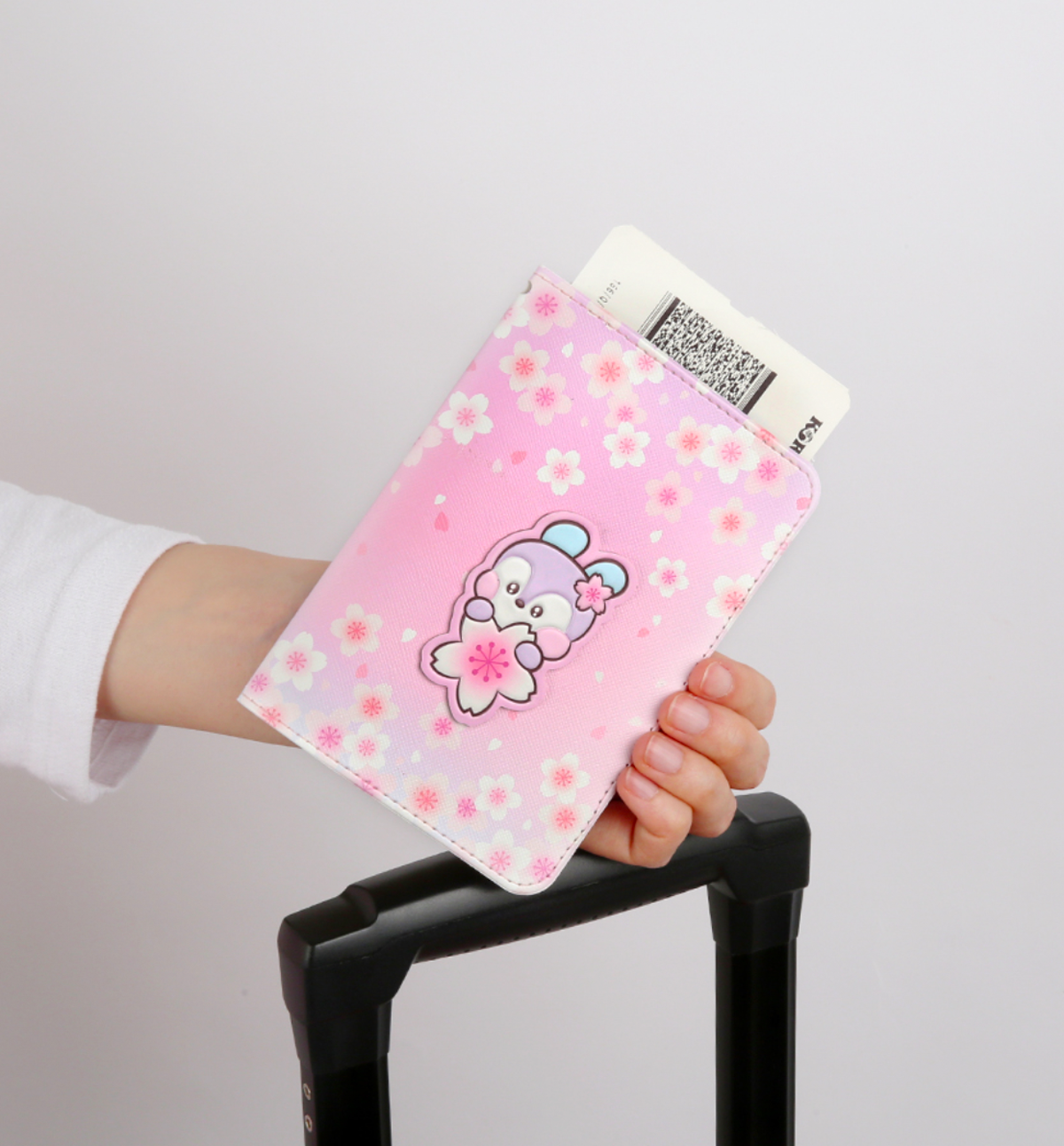 BT21 Cherry Blossom Passport Cover [Tata]