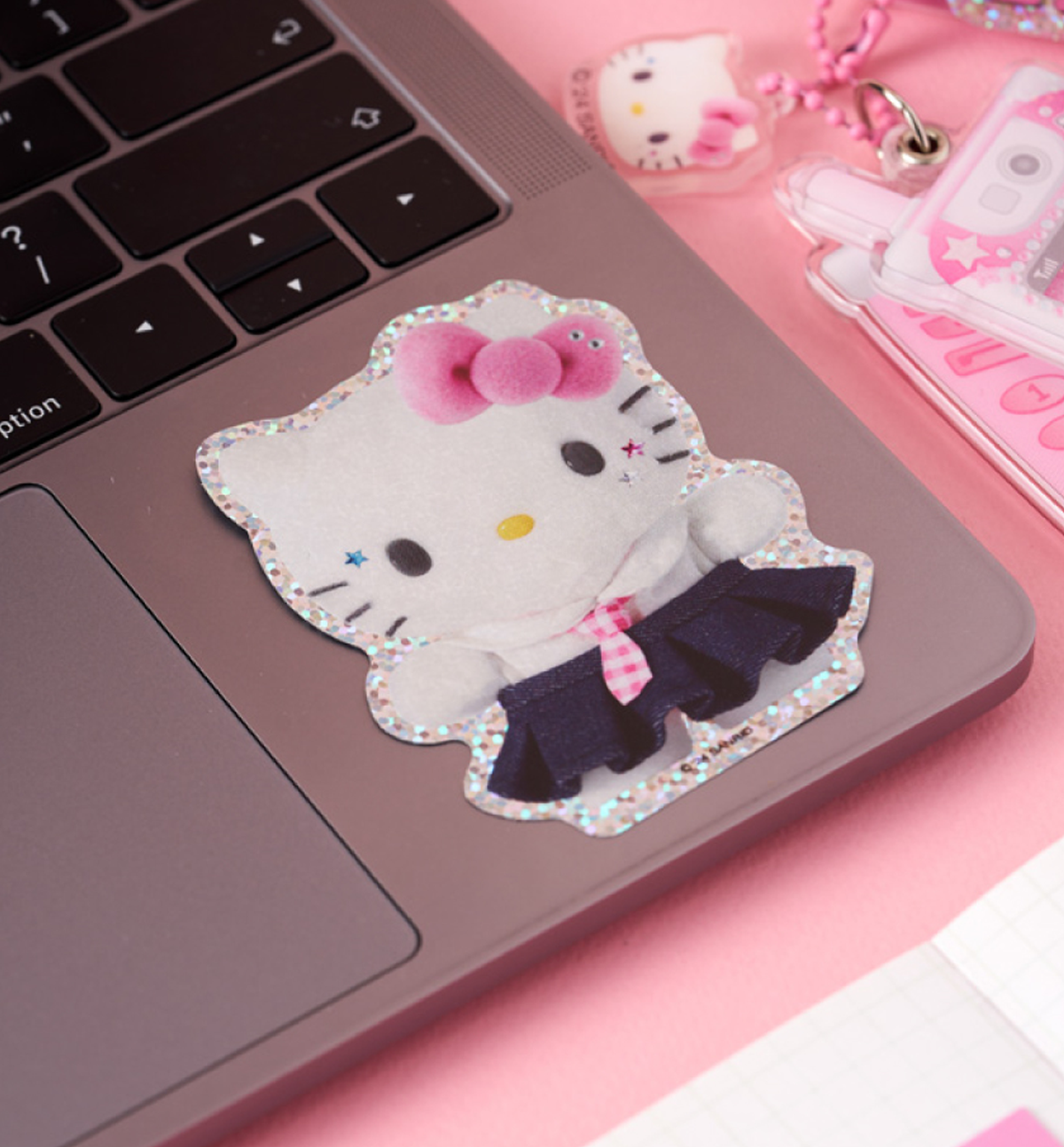 Hello Kitty Scool Sticker High Teen Hello Kitty Hologram Big Sticker Set