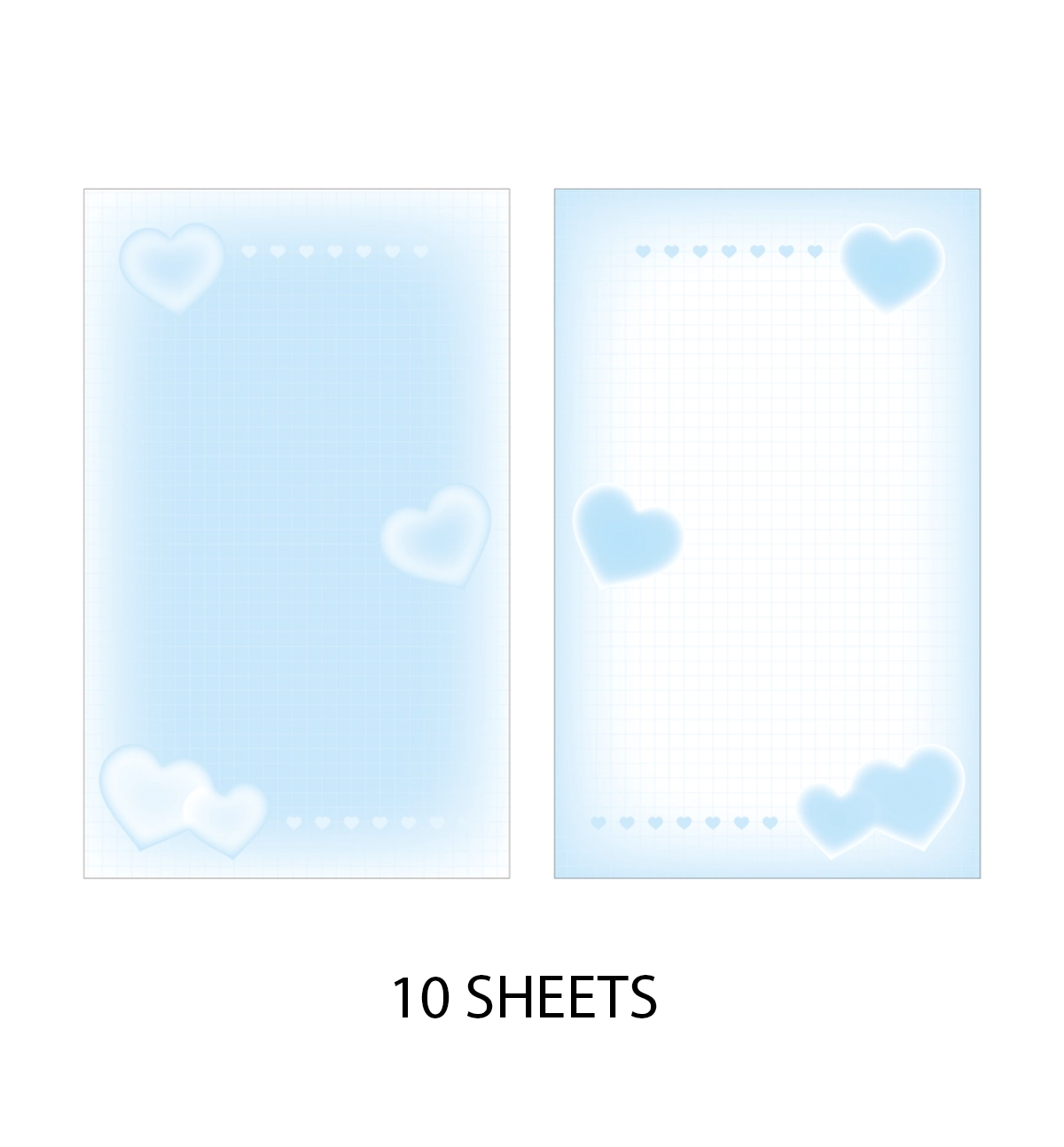 A6 Love Grid Paper Refill