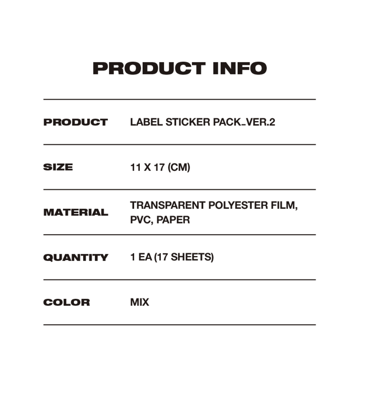 Label Sticker Pack Ver. 2