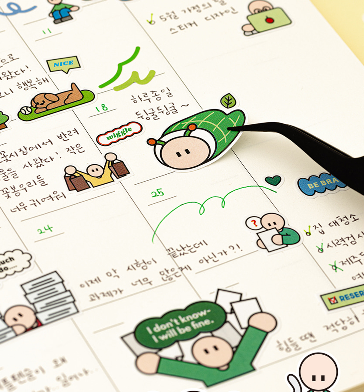 Simpler Daily Point Sticker Pack [6 Sheets]