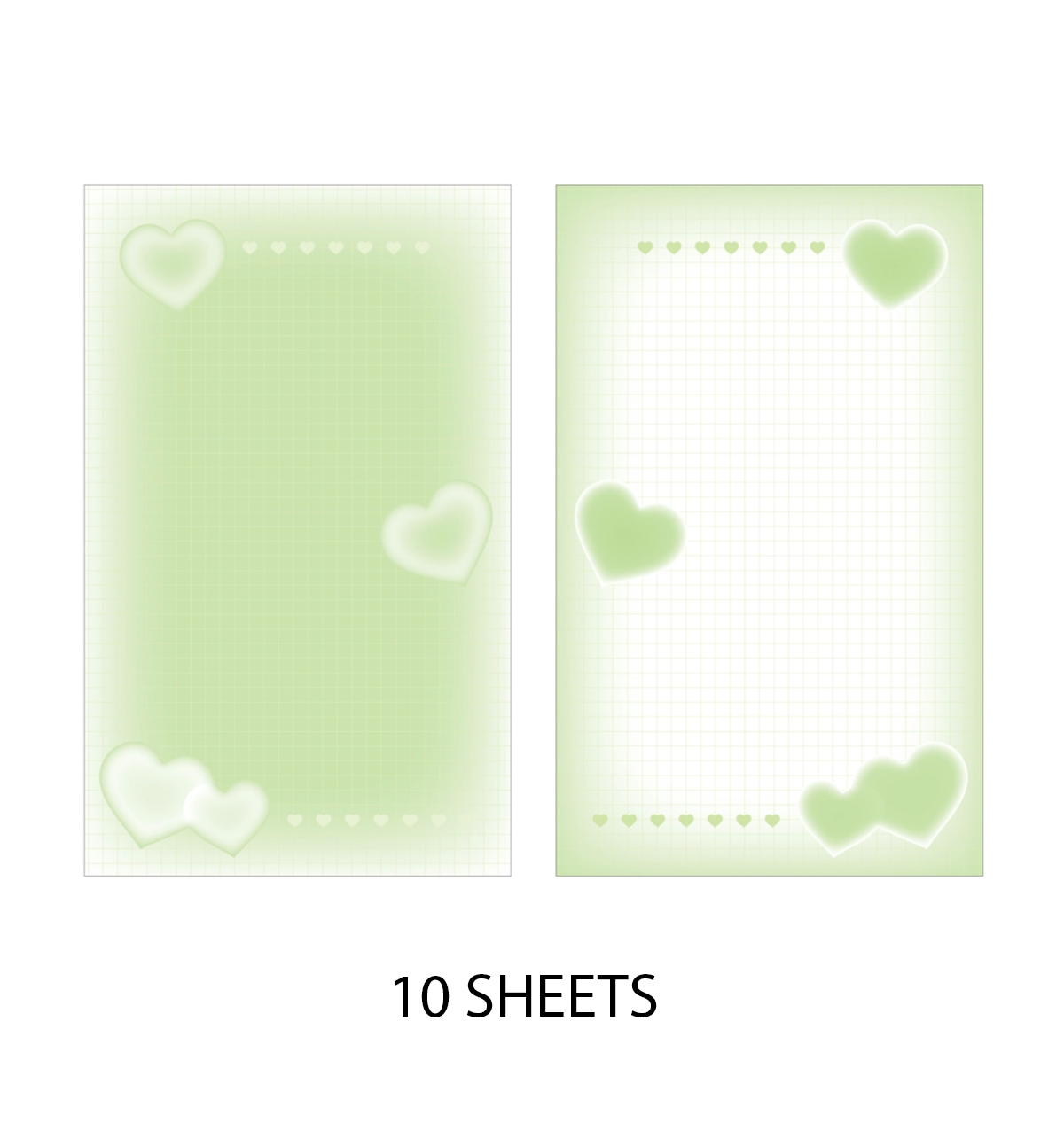 A6 Love Grid Paper Refill