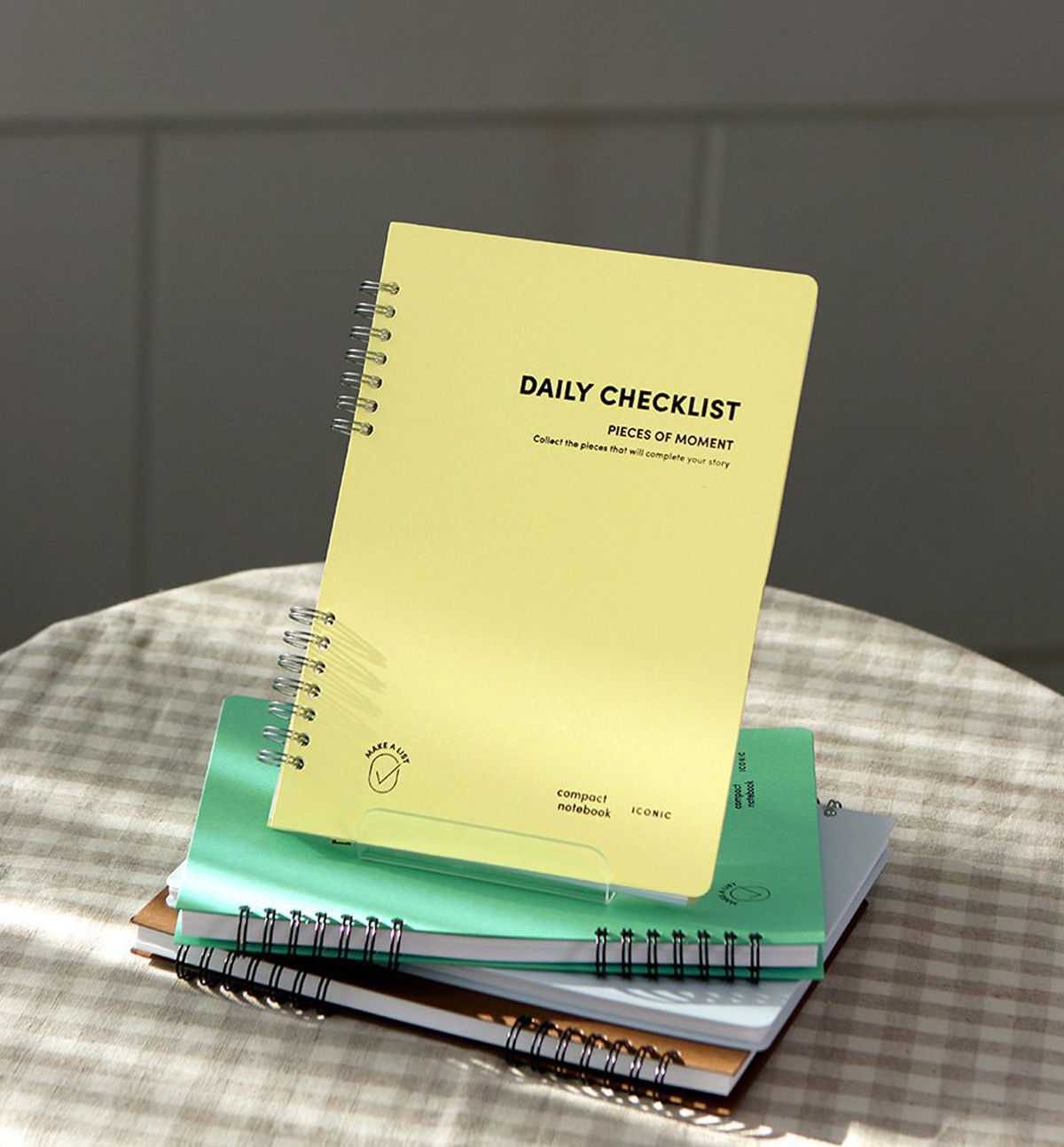 A5 Compact Daily Checklist Notebook [4 Colors]