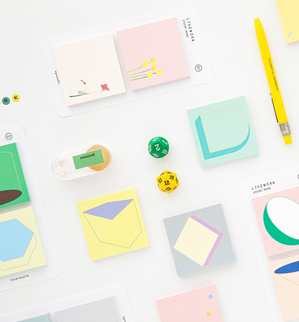 Livework Sticky Note [10 Designs]
