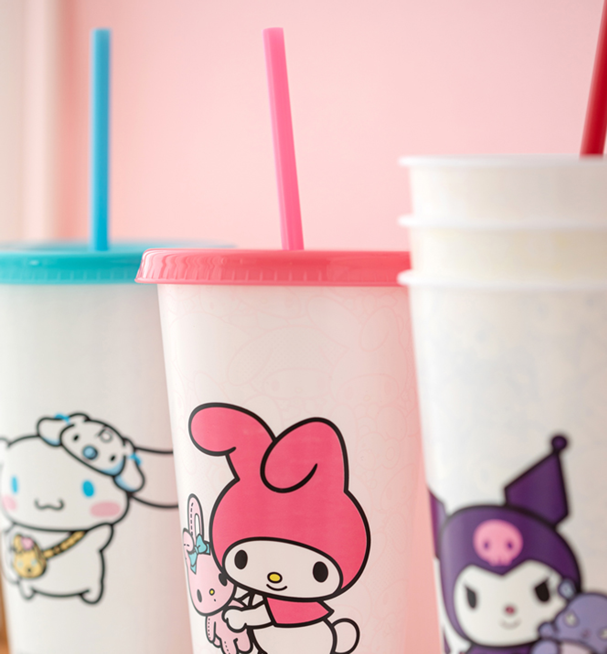 Sanrio Characters Reusable Cold Cup Set