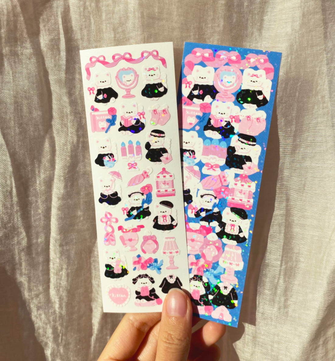 Kitty Pink Room Hologram Seal Sticker
