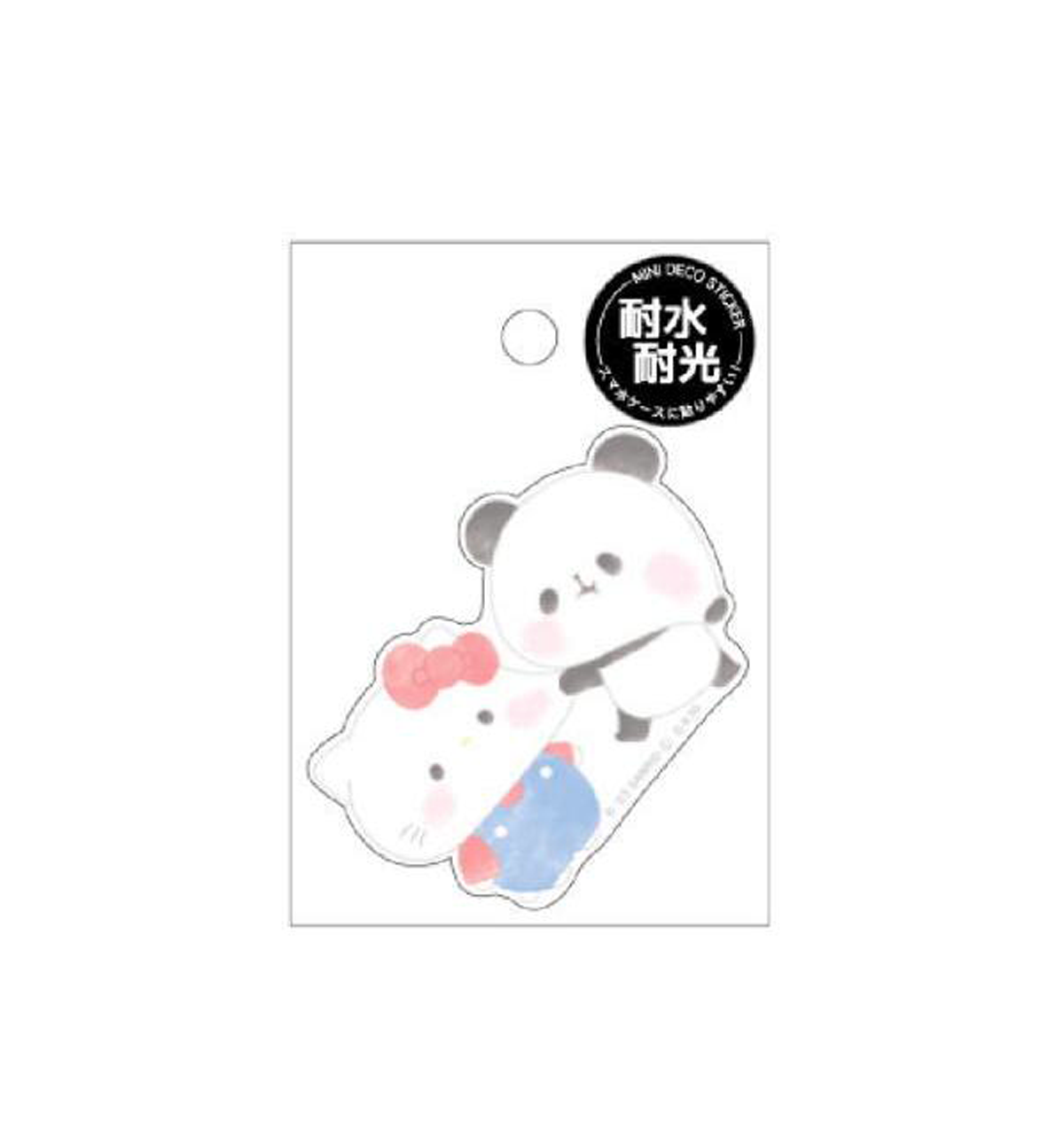 Sanrio Mochi Mochi Vinyl Sticker [Hello Kitty / Panda]
