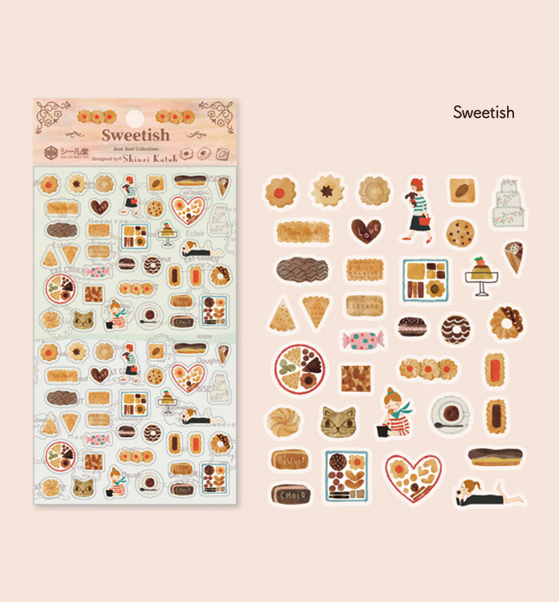 Shinzi Katoh Seal Sticker [Sweetish]