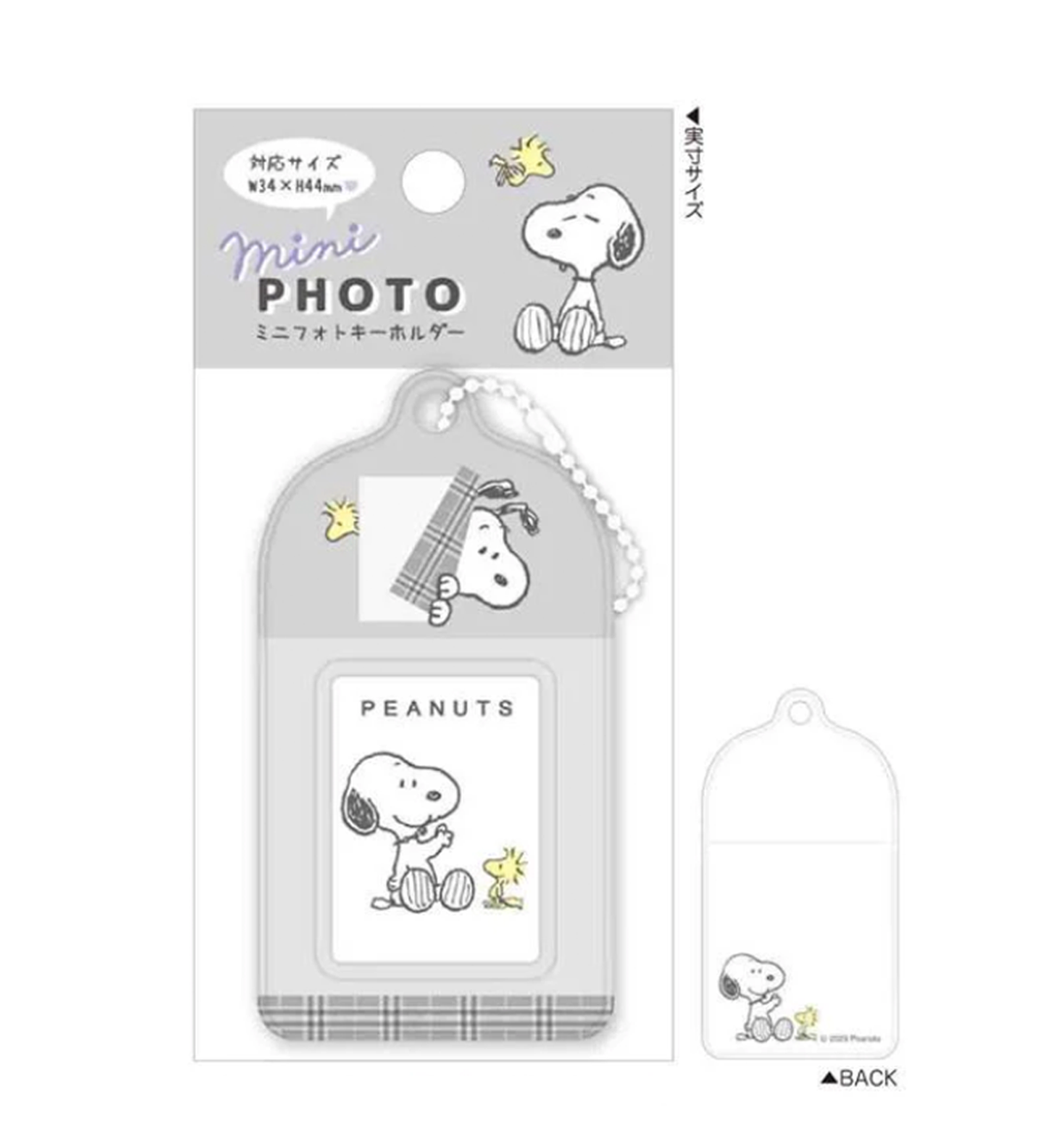 Snoopy & Friends Mini Photocard Holder [Gray]