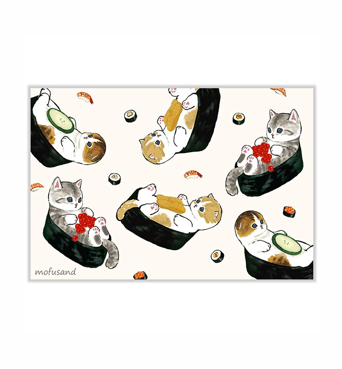 Mofusand Postcard [Sushi]