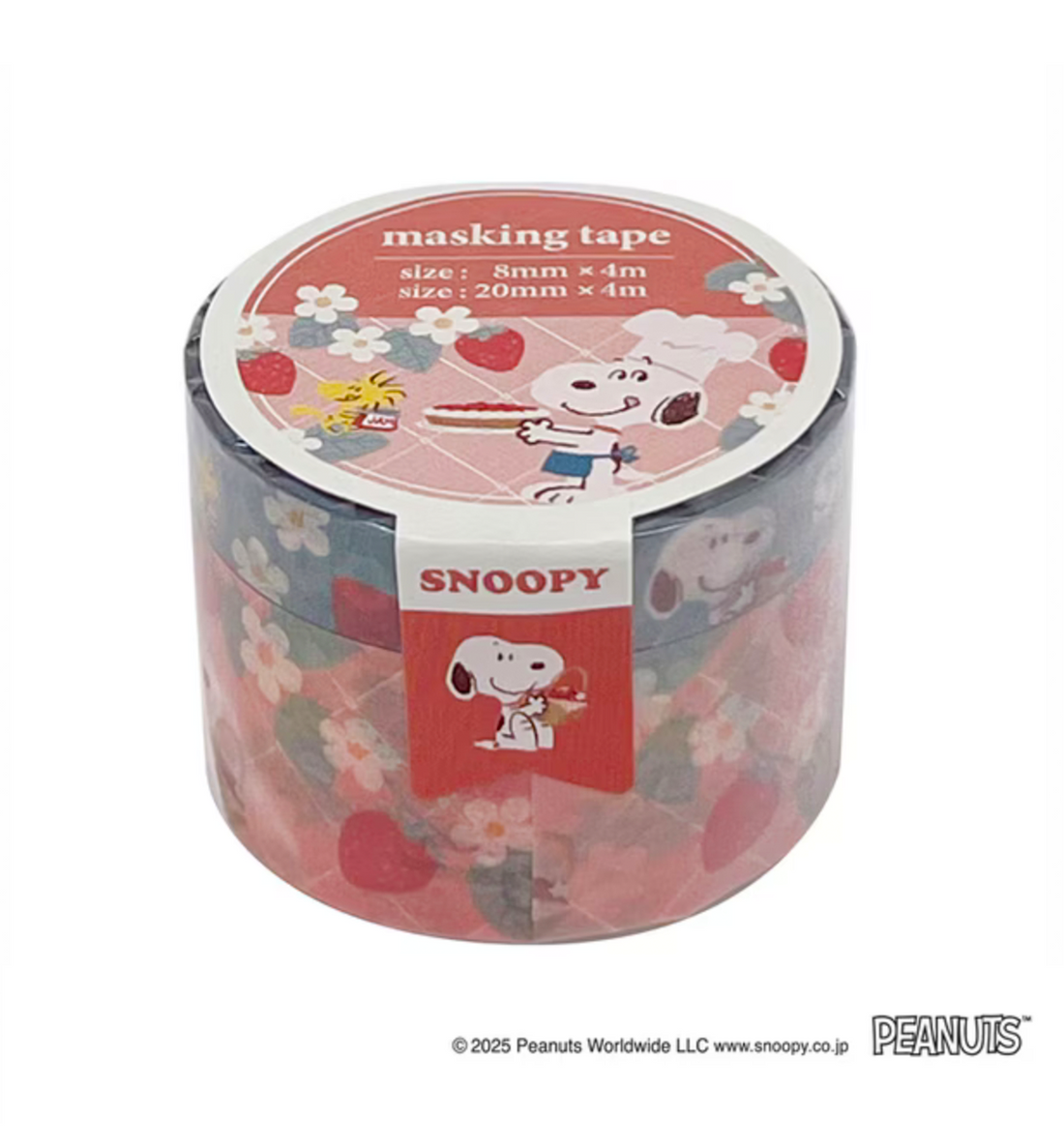[JAPAN] Peanuts Snoopy Washi Tape [Snoopy & Woodstock]