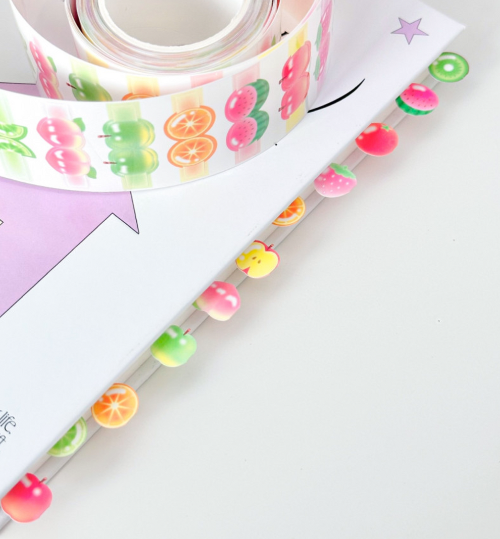 Fruit Index Kiss Cut Washi Tape