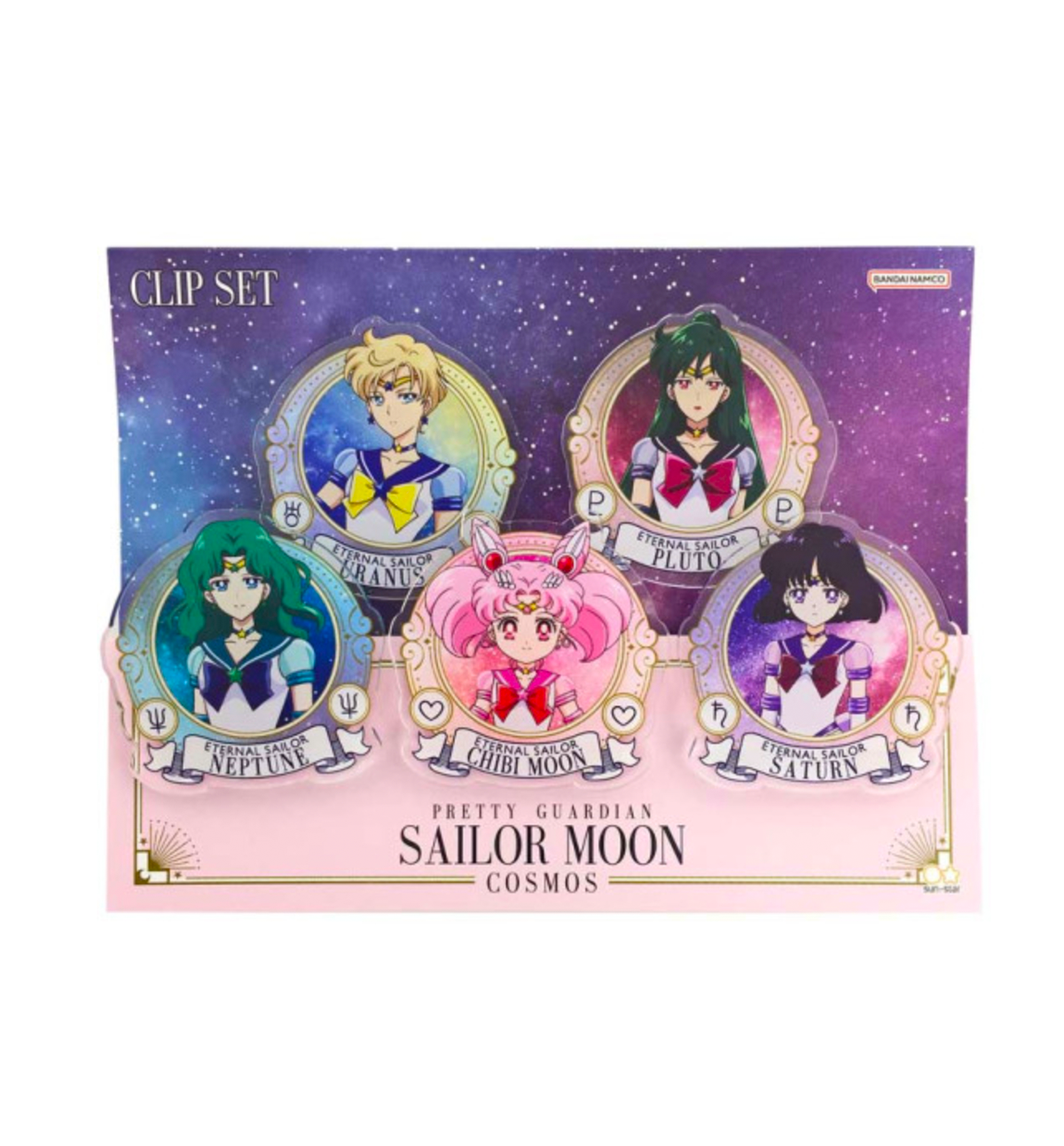 Sailor Moon Acrylic Clip Set [Outer Guardians/Movie Cosmos]